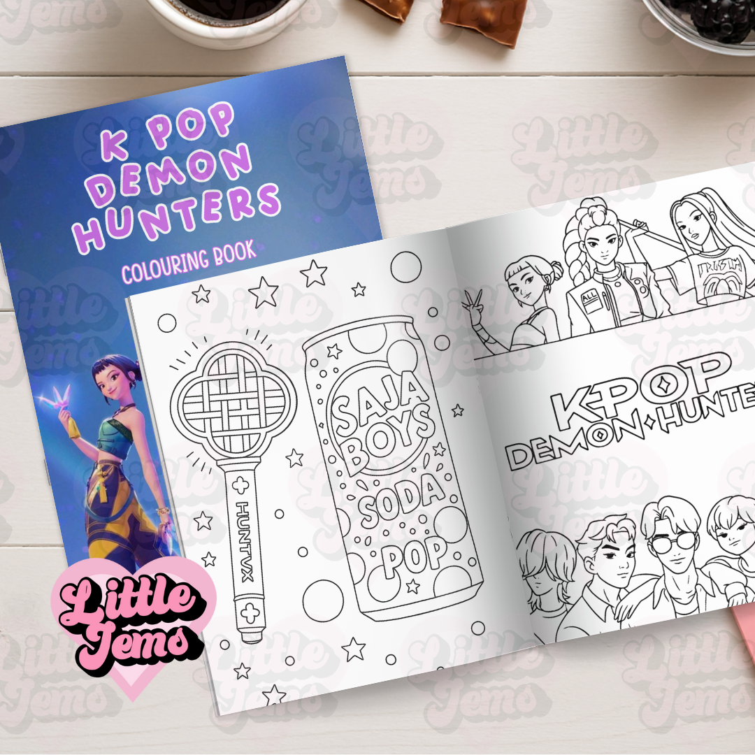 K pop Colouring book