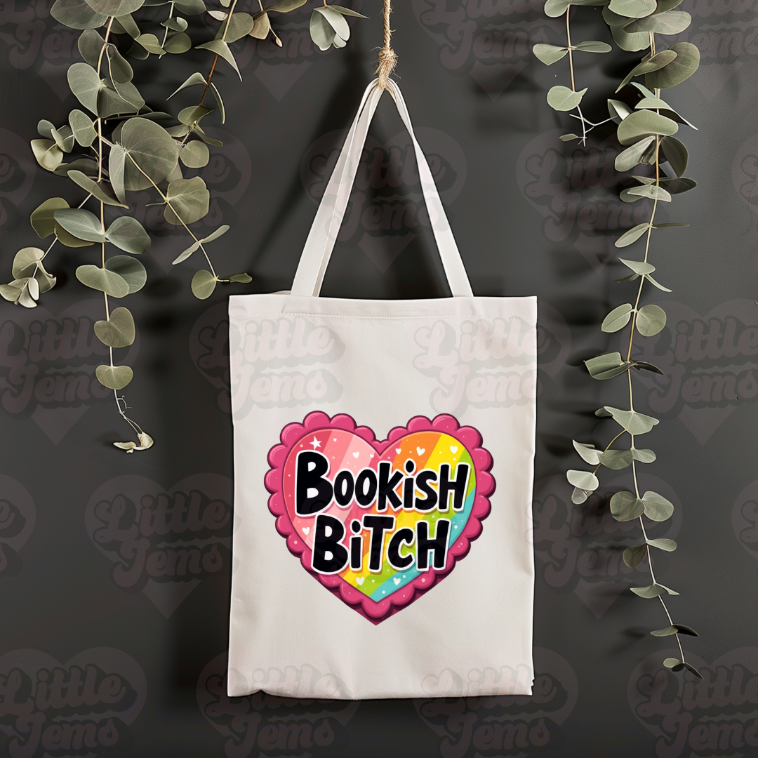 Bookish B tote bag
