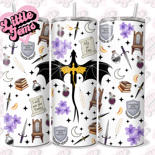 Fantasy dragon tumbler
