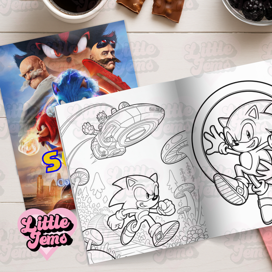 Sonic Colouring book