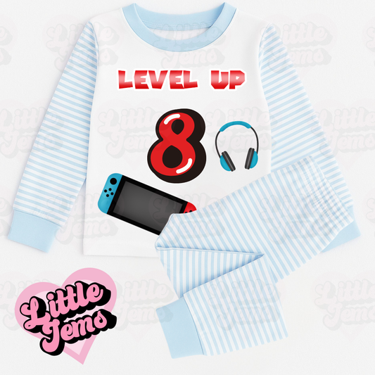 Level Up Birthday PJs