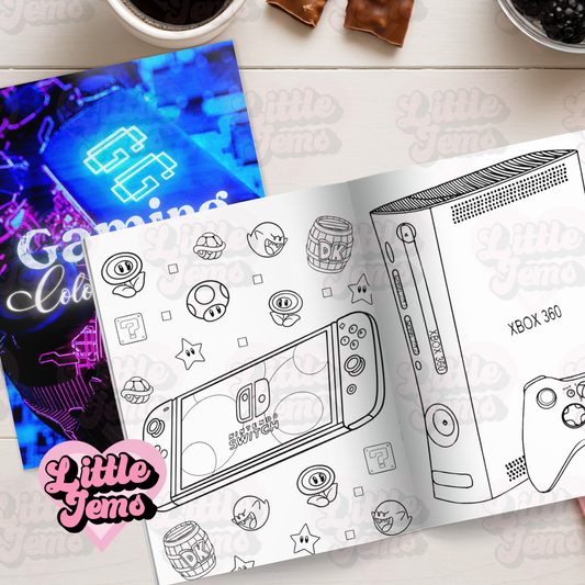 Gaming Colouring book