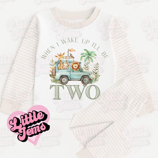Safari Birthday Pjs