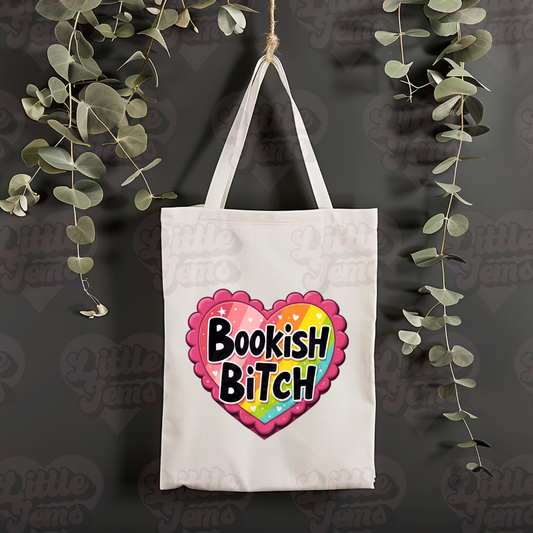 Bookish B tote bag