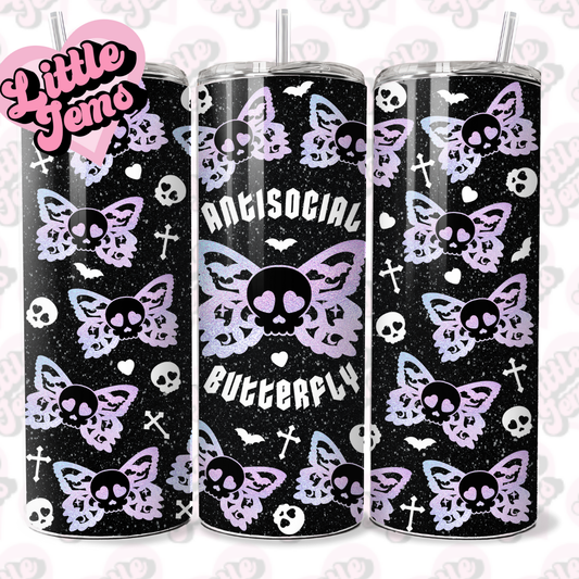 Antisocial butterfly Tumbler