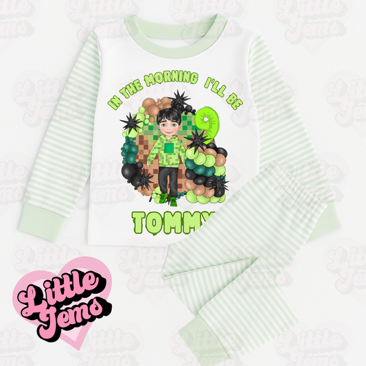 Minecraft dolly Birthday Pjs