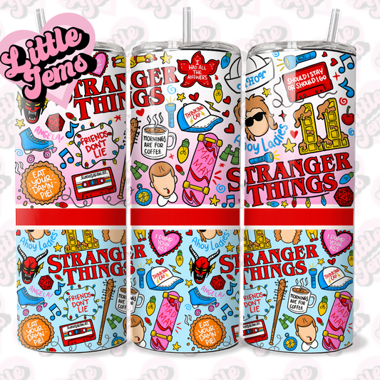 Stranger Things Doodle Tumbler