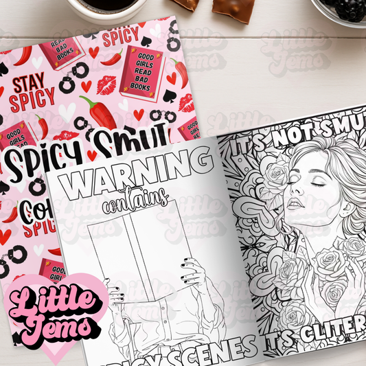 Spicy book club Colouring book